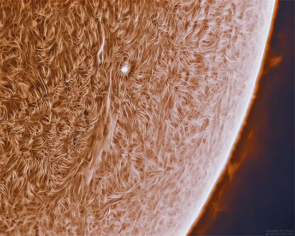 anh-chup-mat-troi-ro-net-nhat Hình ảnh 'Mặt trời rõ nét nhất' của NASA thực chất thuộc về nhiếp ảnh gia thiên văn Jason Guenzel.