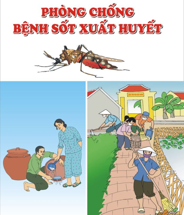 Bảo vệ môi trường sống sạch sẽ để tránh muỗi